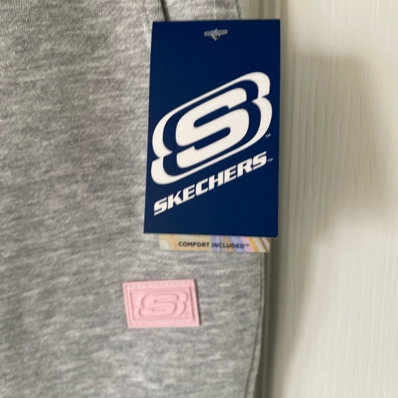 Girls Skechers gray sweatpants size-2T - Picture 2 of 7